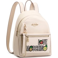 Plecak LOVE MOSCHINO - JC4276PP07KL0110 Avorio. Brązowe plecaki Love Moschino, bez wzorów, ze skóry ekologicznej. W wyprzedaży za 579.00 zł.