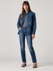 Levi's Dżinsy - Slim fit - w kolorze granatowym rozmiar: W28/L30. Niebieskie jeansy Levi's®, l, z aplikacjami. Za 274.75 zł.