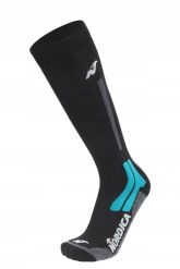 Skarpety narciarskie Nordica Speedmachine 3.0. Czarne skarpety Nordica, bez wzorów, z materiału. Za 89.99 zł.