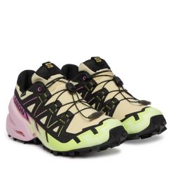 Buty do biegania Salomon. Żółte obuwie sportowe Salomon, z gore-texu, bez zapięcia, do biegania, salomon speedcross, gore-tex. Za 719.99 zł.