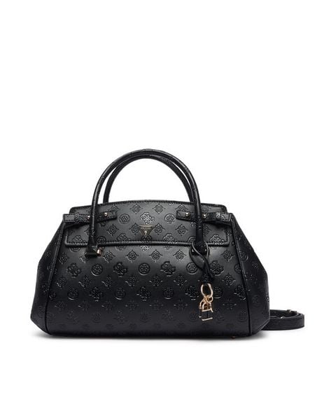 Guess Torebka Diana HWPD97 27060 Czarny. Czarne torebki klasyczne Guess, z aplikacjami, ze skóry, bez dodatków. Za 634.99 zł.