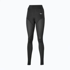 Legginsy do biegania damskie Mizuno BT. Czarne legginsy Mizuno, l, bez wzorów, z materiału, długie. Za 139.99 zł.