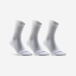 Skarpety sportowe tenis Artengo RS100 High 3 pary. Skarpety ARTENGO, bez wzorów, z bawełny. Za 19.99 zł.