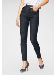 Levi´s Dżinsy - Super Skinny fit - w kolorze granatowym rozmiar: W25/L30. Niebieskie jeansy l, z aplikacjami, z podwyższonym stanem. Za 176.08 zł.