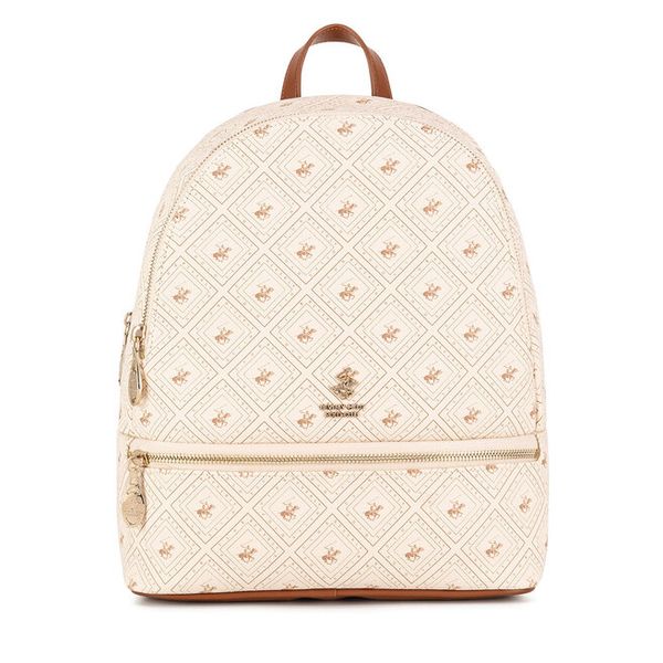 Plecak Beverly Hills Polo Club. Brązowe plecaki Beverly Hills Polo Club, bez wzorów. Za 279.99 zł.