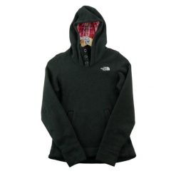 Second life - Bluza z kapturem damska z kołnierzem na zatrzaski - Jak nowy. Czarne bluzy The North Face, xs, bez wzorów, z kapturem. Za 164.76 zł.