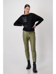 Monari Bluza w kolorze czarnym rozmiar: 38. Czarne bluzy sportowe monari, bez wzorów, bez kaptura. Za 176.08 zł.