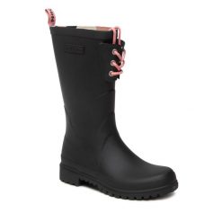 Kalosze Tretorn. Czarne kalosze Tretorn, bez wzorów. Za 249.99 zł.