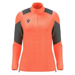 Damski top treningowy Macron Chantico. Brązowe topy Macron, bez wzorów, bez kołnierzyka, bez ramiączek. Za 236.50 zł.