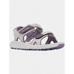 Sandały damskie Columbia KONOS HIKER 2-STRAP. Fioletowe sandały Columbia, bez wzorów, sportowe, bez obcasa, bez zapięcia. Za 299.00 zł.