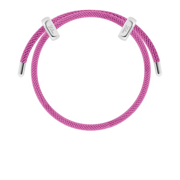 Bransoletka Liana, posrebrzana w kolorze fuksjowym. Czerwone bransoletki Lilou, posrebrzane. Za 139.00 zł.