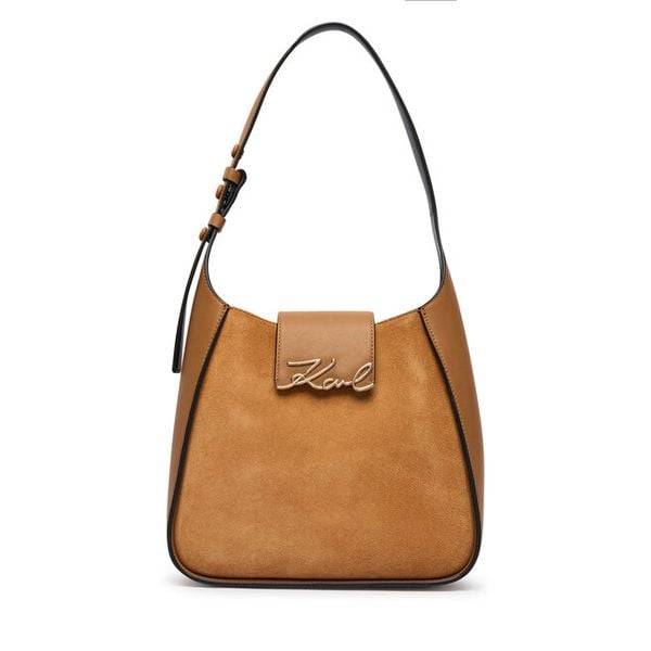 Torebka KARL LAGERFELD. Brązowe torebki klasyczne KARL LAGERFELD, bez wzorów, bez dodatków. Za 1,299.00 zł.