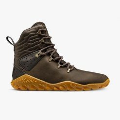Buty damskie Vivobarefoot Tracker Forest Esc. Brązowe trekkingi Vivobarefoot, z gumy, trekkingowe. Za 779.00 zł.