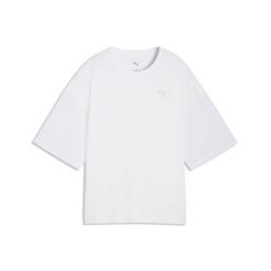 Damska koszulka oversize HER PUMA. Białe koszulki sportowe Puma, bez wzorów, bez ramiączek, trekkingowe. Za 149.00 zł.