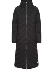 TicketWOMAN Płaszcz pikowany "Callie" w kolorze czarnym rozmiar: 44. Czarne płaszcze TicketWOMAN, bez wzorów, bez kaptura. Za 347.99 zł.