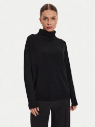 Max Mara Leisure Golf Superbo 2426366148 Czarny Relaxed Fit. Czarne golfy Max Mara Leisure, s, bez wzorów, z wełny, bez ramiączek. Za 579.99 zł.