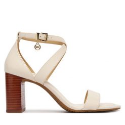 Sandały MICHAEL Michael Kors. Kozaki MICHAEL Michael Kors, bez wzorów, bez obcasa, na słupku, bez zapięcia. Za 699.99 zł.