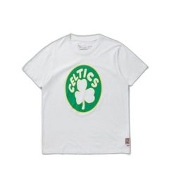 Koszulka Boston Celtics. Białe bluzki Mitchell & Ness, bez wzorów, sportowe, bez kołnierzyka, bez ramiączek. Za 199.00 zł.