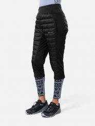 KARI TRAA Spodnie puchowe "Emilie" w kolorze czarnym rozmiar: XS. Czarne spodnie sportowe Kari Traa, xs, bez wzorów, z poliamidu, z podwyższonym stanem, outdoorowe. Za 385.62 zł.