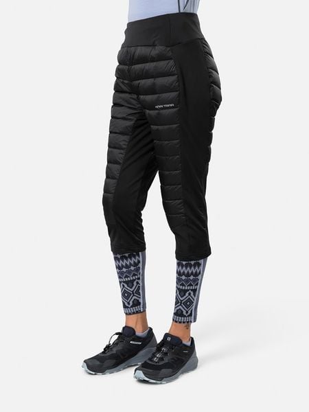 KARI TRAA Spodnie puchowe "Emilie" w kolorze czarnym rozmiar: XS. Czarne spodnie sportowe Kari Traa, xs, bez wzorów, z poliamidu, z podwyższonym stanem, outdoorowe. Za 385.62 zł.