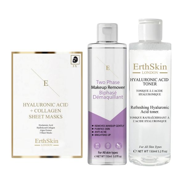 ErthSkin London Zestaw oczyszczająco-nawilżający z maską Zestawy do pielęgnacji twarzy 1 ct Damski. Maseczki ErthSkin London. Za 156.89 zł.