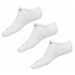 Skarpety stopki Nike Dri-FIT 3 pary białe. Białe skarpety Nike, bez wzorów. Za 71.00 zł.