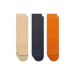 Skarpety Stance Icon 3 Pack. Brązowe skarpety Stance, bez wzorów. Za 143.99 zł.