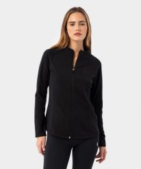 Bluza z zamkiem ocieplana dla kobiet Carpatree Aspen. Czarne bluzy Carpatree, l, bez wzorów, z elastanu, bez kaptura. Za 191.99 zł.