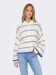 ONLY Sweter w kolorze białym rozmiar: XS. Białe swetry Only, xs, bez wzorów, bez ramiączek. Za 83.95 zł.