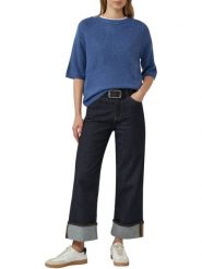 S.Oliver Sweter w kolorze niebieskim rozmiar: 46. Niebieskie swetry S.Oliver, s, bez wzorów, bez ramiączek. Za 108.99 zł.