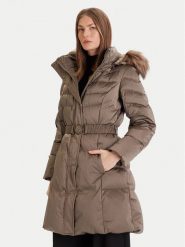 Guess Płaszcz zimowy W5BL30 W2802 Beżowy Regular Fit. Brązowe płaszcze Guess, na zimę, s, z aplikacjami, z syntetyku, bez kaptura. Za 1,299.00 zł.