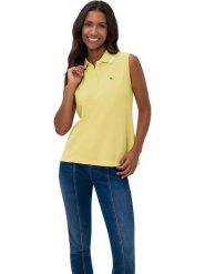 Heine Top w kolorze żółtym rozmiar: 42. Żółte topy Heine, bez wzorów, z bawełny, bez kołnierzyka, bez ramiączek. Za 56.99 zł.