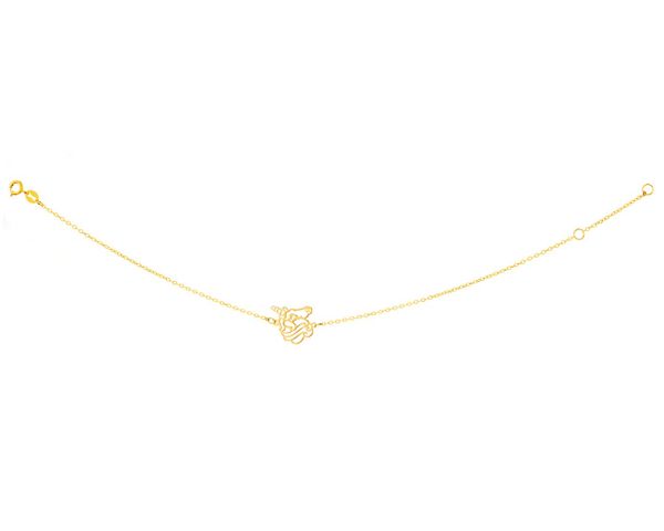 Złota bransoletka - jednorożec. Żółte bransoletki Apart, złote. Za 349.00 zł.