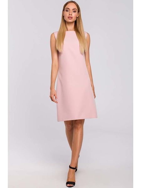 Made of emotion Sukienka w kolorze jasnoróżowym rozmiar: XXL. Różowe sukienki Made Of Emotion, xxl, bez wzorów, z koronki, bez kołnierzyka, bez ramiączek, midi. Za 61.31 zł.