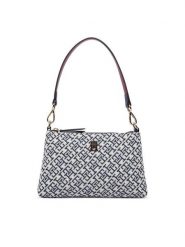 Tommy Hilfiger Torebka Th Jacquard Mini Shoulder Bag AW0AW19006 Niebieski. Niebieskie torebki klasyczne TOMMY HILFIGER, bez wzorów, z materiału, bez dodatków. Za 489.99 zł.
