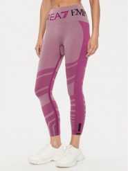 EA7 Emporio Armani Legginsy 6DTP51 TJDGZ 2305 Różowy Slim Fit. Czerwone legginsy EA7 Emporio Armani, l, bez wzorów, z syntetyku, na fitness i siłownię. Za 219.99 zł.