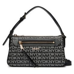 Torebka DKNY. Czarne torebki klasyczne DKNY, bez wzorów, bez dodatków. Za 739.99 zł.