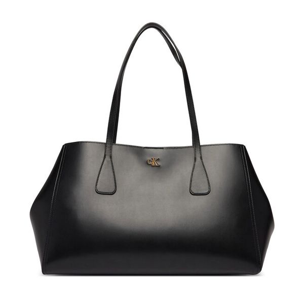 Torebka Calvin Klein. Czarne shopper Calvin Klein, bez wzorów, bez dodatków. Za 468.99 zł.