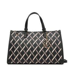 Torebka Armani Exchange. Czarne torebki klasyczne Armani Exchange, bez wzorów, bez dodatków. Za 759.99 zł.