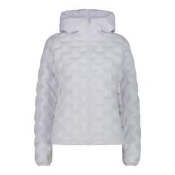Damska kurtka z kapturem CMP. Białe kurtki narciarskie CMP, bez wzorów, z puchu, z kapturem, narciarskie. Za 649.00 zł.