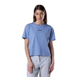 T-shirt damski Rossignol Presset. Niebieskie t-shirty Rossignol, bez wzorów, z bawełny, bez kołnierzyka, bez ramiączek. Za 251.00 zł.