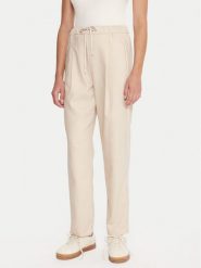 Marella Spodnie materiałowe Nyssa 2523136025 Beżowy Regular Fit. Brązowe spodnie materiałowe Marella, bez wzorów, z materiału. Za 1,009.00 zł.