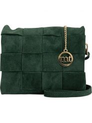 Mia Tomazzi Skórzana torebka "Empoli" w kolorze ciemnozielonym - 23 x 17 x 5 cm rozmiar: onesize. Zielone torby na ramię Mia Tomazzi, bez wzorów, z materiału, na ramię, bez dodatków. Za 267.95 zł.