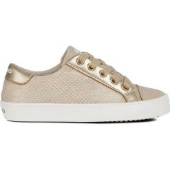 Geox - Buty. Brązowe obuwie sportowe Geox, z materiału, bez zapięcia. W wyprzedaży za 159.90 zł.