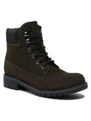 JENNY Trapery WS722-28G Zielony. Zielone trapery i śniegowce Jenny, z materiału. Za 129.99 zł.