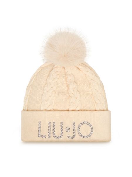 Liu Jo Czapka 2F5058 M0300 Beżowy. Brązowe czapki Liu Jo, bez wzorów, z wełny. Za 299.99 zł.