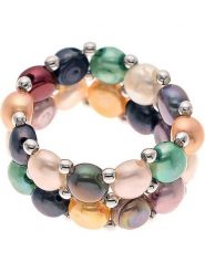 Pearline Pierścionek perłowy w różnych kolorach rozmiar: onesize. Białe pierścionki Pearline, z perłą. Za 108.99 zł.