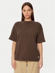 Champion T-Shirt 117449 Brązowy Loose Fit. Brązowe t-shirty Champion, xs, bez wzorów, z bawełny, bez kołnierzyka, bez ramiączek. Za 149.99 zł.