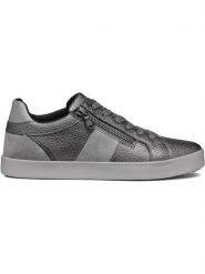 Geox Sneakersy "Blomiee" w kolorze srebrnym rozmiar: 38. Szare trampki Geox, bez wzorów, z materiału, bez zapięcia. Za 250.35 zł.