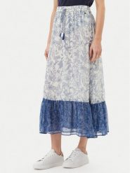 Pepe Jeans Spódnica trapezowa PL901194 Niebieski Regular Fit. Niebieskie spódnice Pepe Jeans, xs, bez wzorów, z jeansu, trapezowe. Za 319.99 zł.
